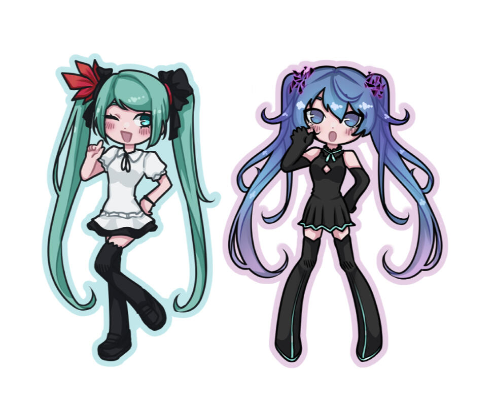 Full Body, Chibi, 2 Figures || Total 30$ ||